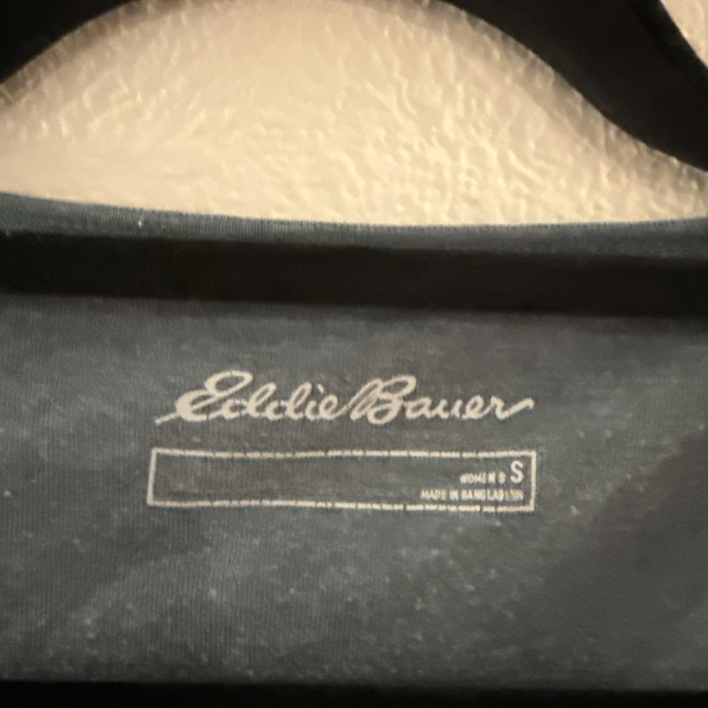 Women's Eddie Bauer Tank‎ Top Sm Blue/green Long 30" - Picture 2 of 5